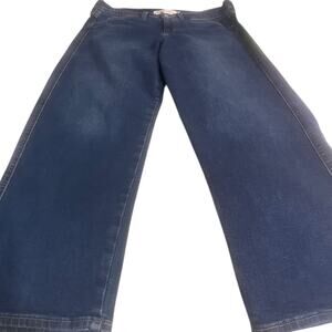 Levi Strauss Signature Vintage High Rise Straight Size 10 Dark Wash